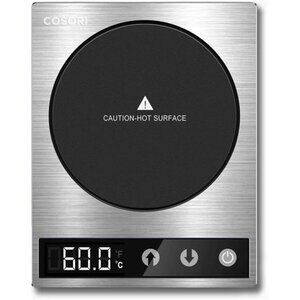 COSORI Mug Warmer & Coffee Cup Warmer for Desk Coffee, Auto Shut Off, silver